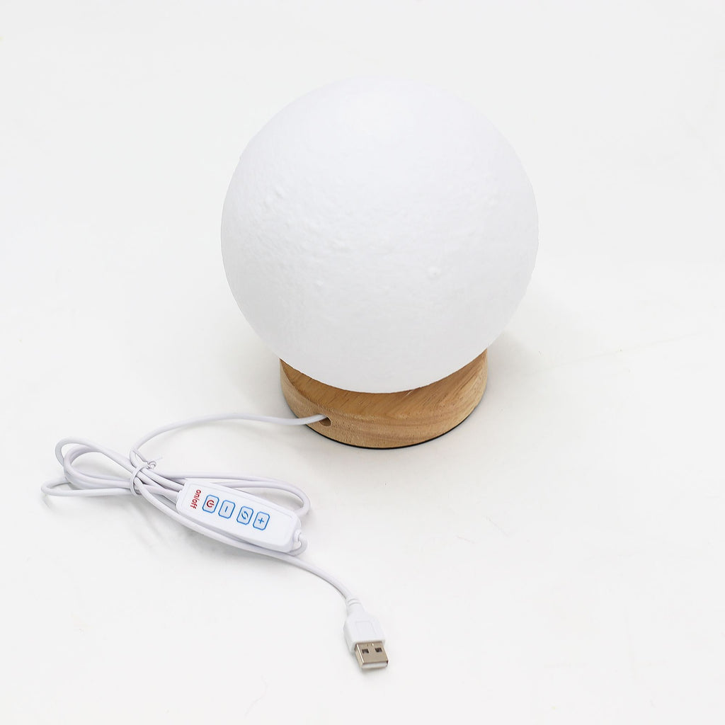 New Wave Moon Lamp USB with 3 Brightness Settings for Home Decor