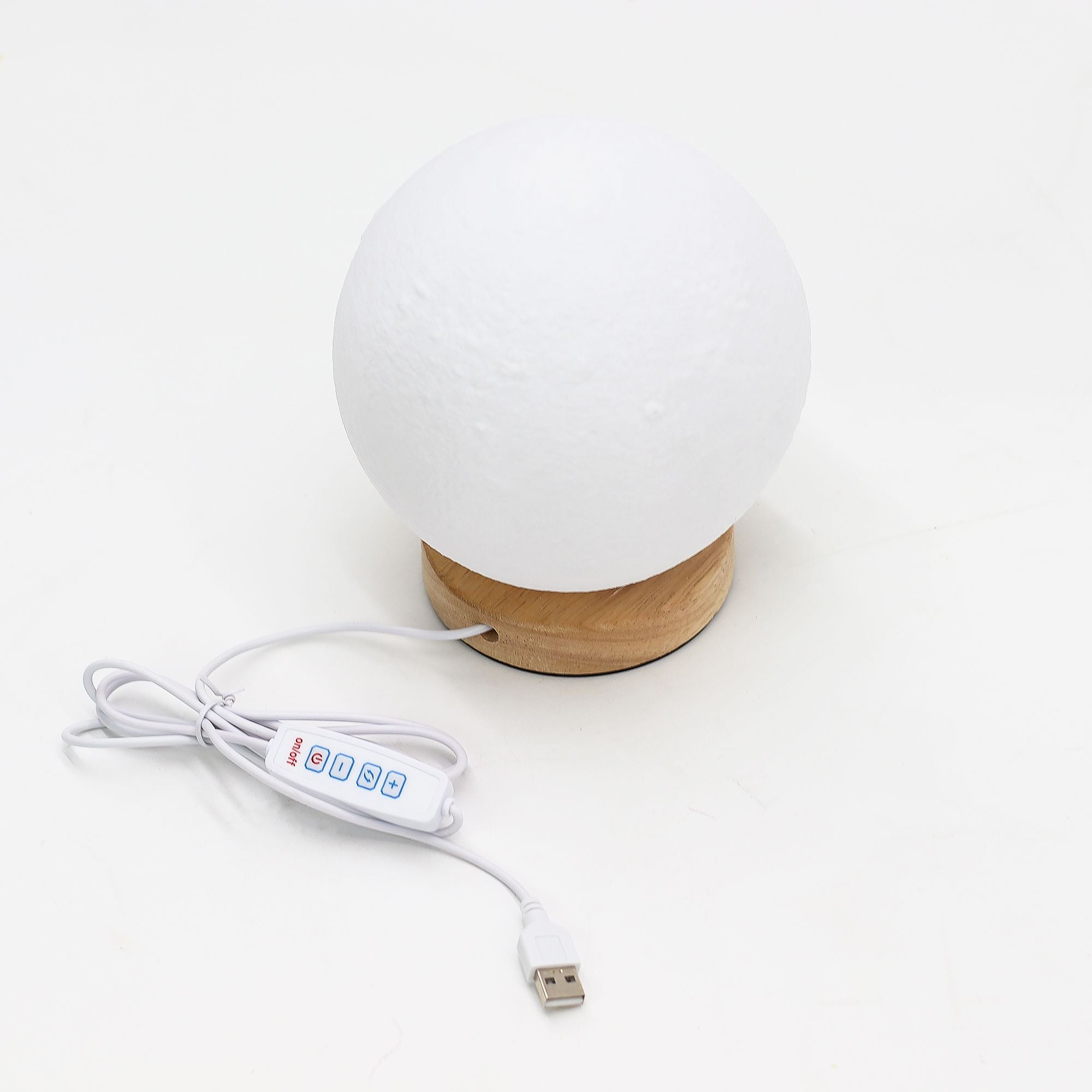 New Wave Moon Lamp USB with 3 Brightness Settings for Home Decor