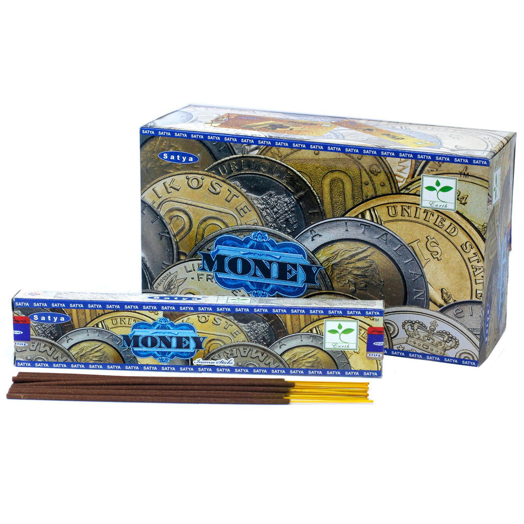 Satya Incense 15gm Energising Money Fragrance Sticks