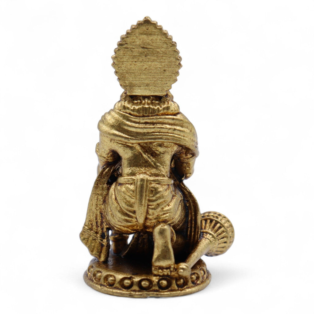 Brass Miniature Gods Hanuman Figurine for Home Decor and Gifting