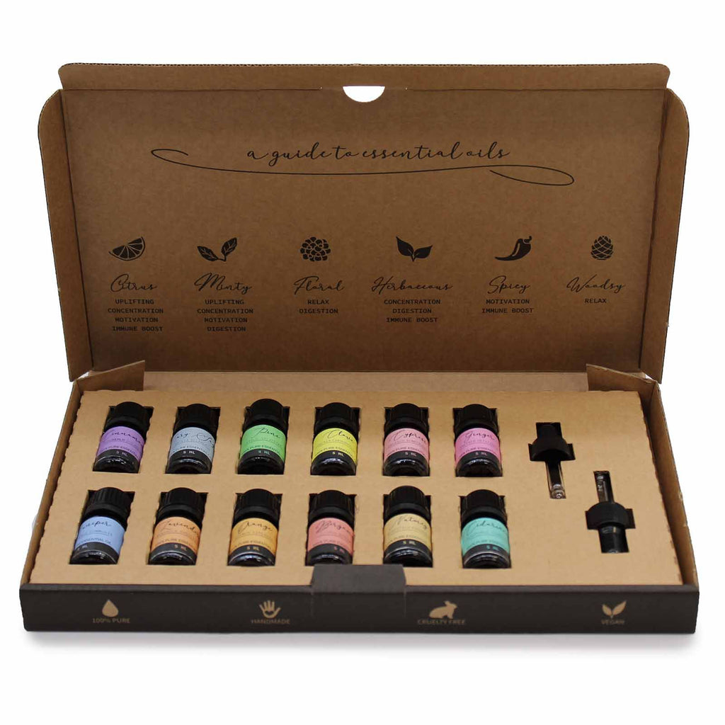 Aromatherapy Essential Oil Set Autumn Collection for Home Bliss