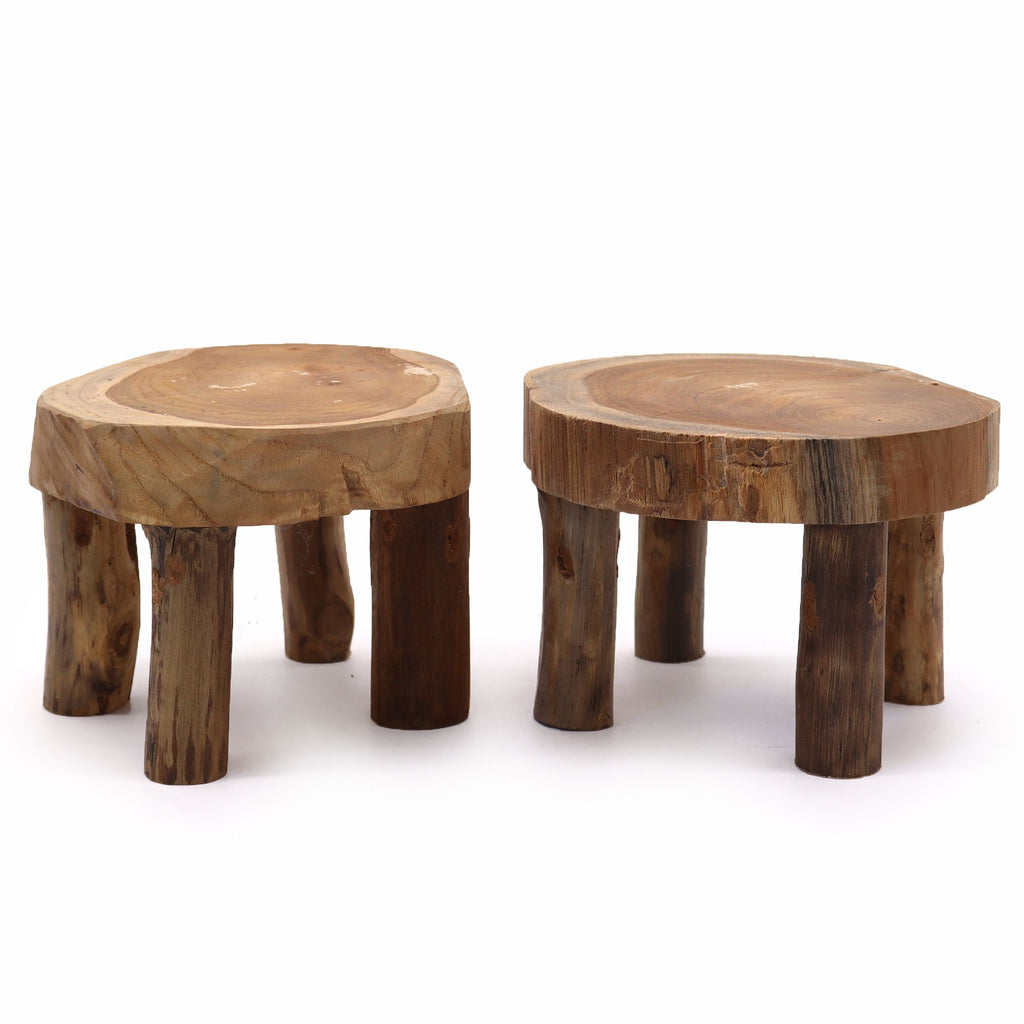 Medium Teak Pad Display Set 27x15cm for Home and Office Use