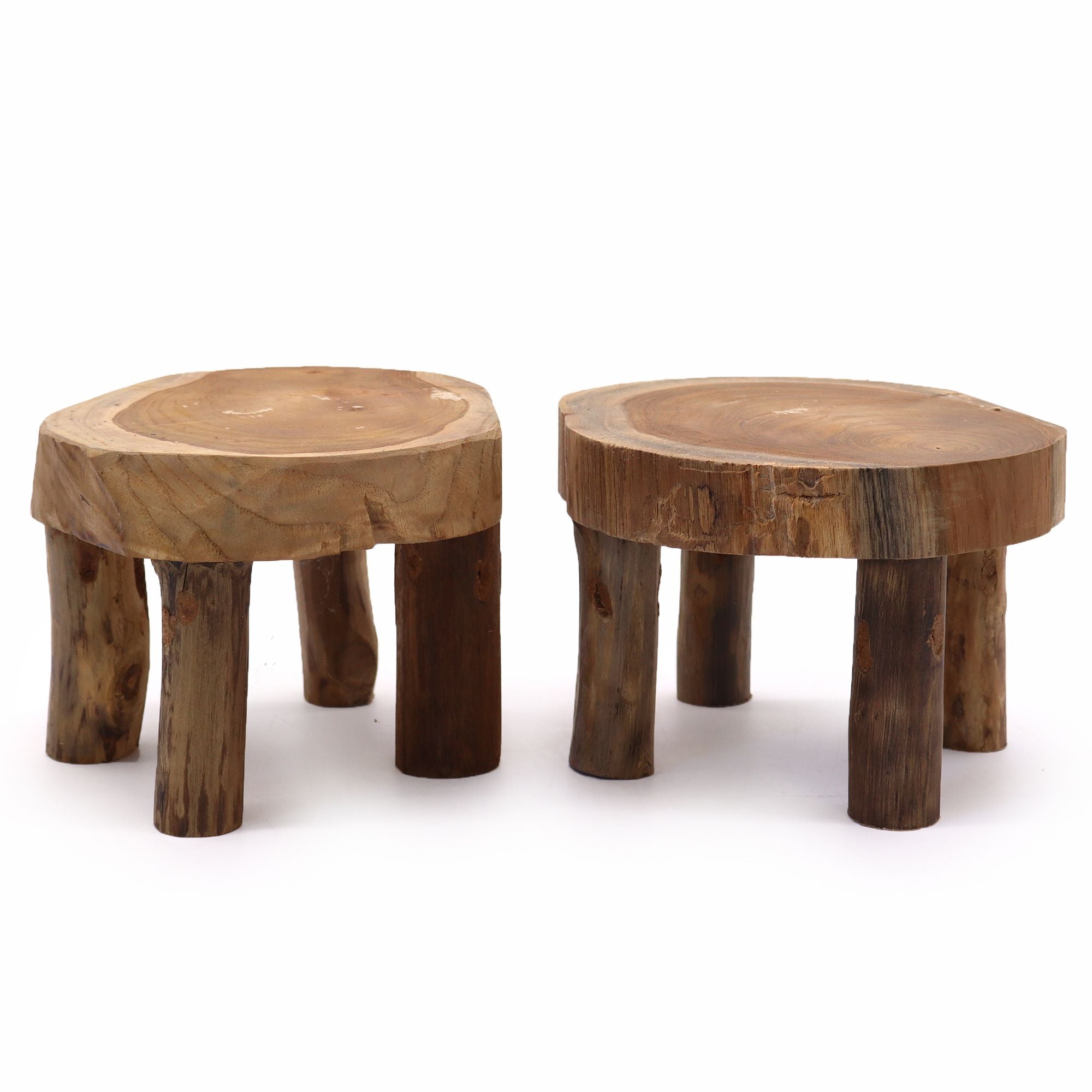 Medium Teak Pad Display Set 27x15cm for Home and Office Use