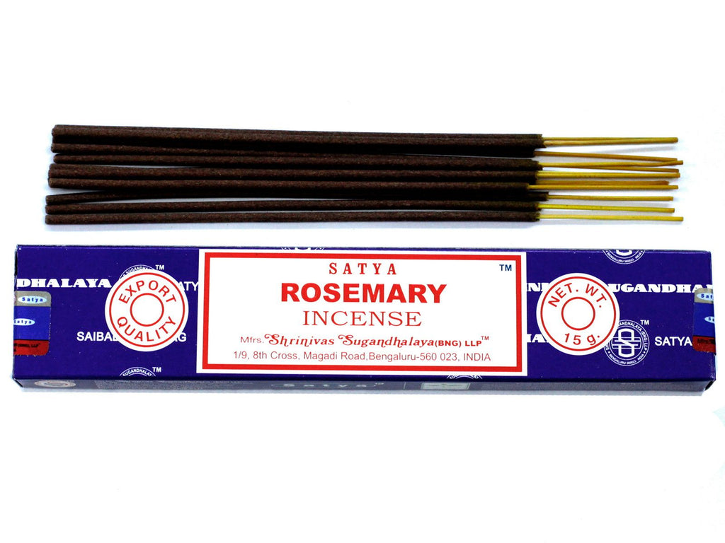 Satya Incense Sticks 15gm Rosemary for Energising Home Fragrance