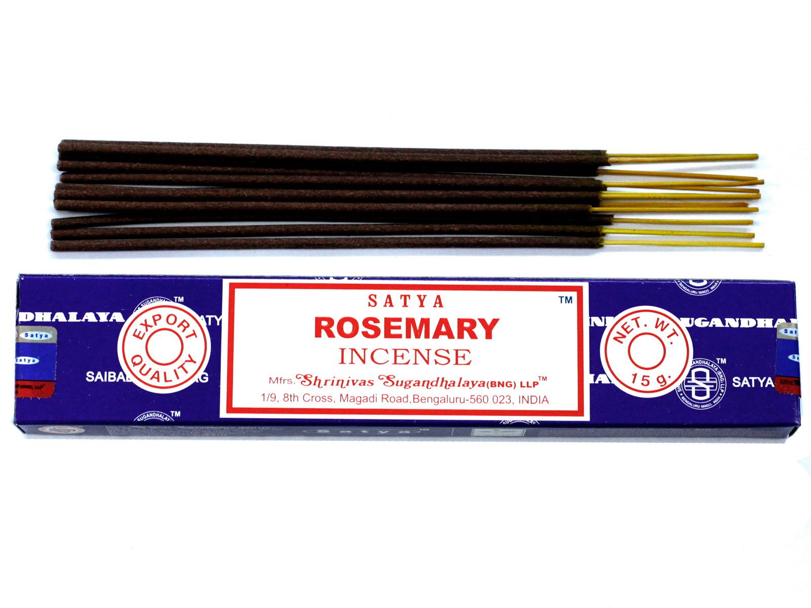 Satya Incense Sticks 15gm Rosemary for Energising Home Fragrance
