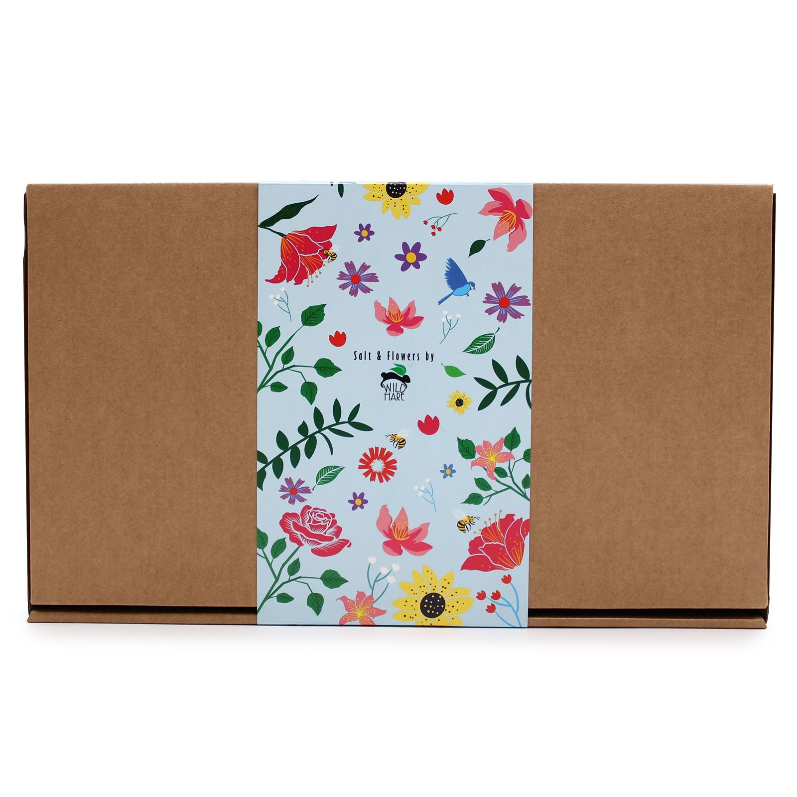 Wild Hare Salt & Flowers Total Unwind Bath Set for Relaxation