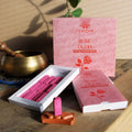 Pack of 15 Natural Incense Smudge Bricks and Burner Rose Wood