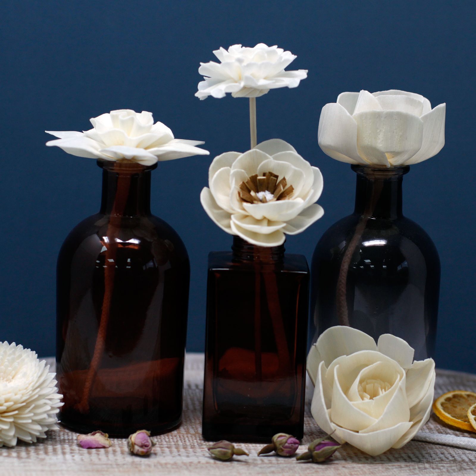 Natural Diffuser Flowers Large Carnation on String for Home Fragrance
