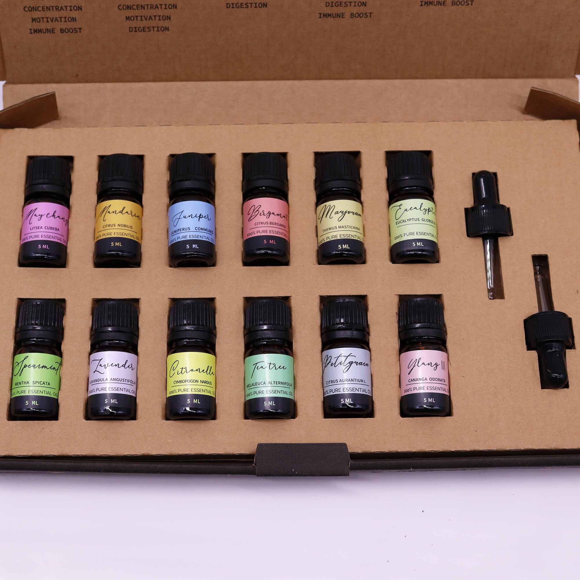 Aromatherapy Essential Oil Set Spring for Relaxation and Home Use