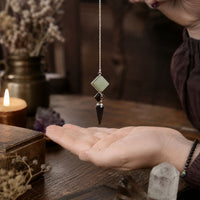 Builder of Realms - Three Piece Pendulum - Black Agate - Green Aventurine - Tiger Eye