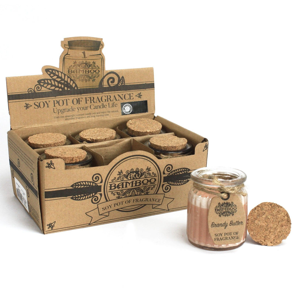 Brandy Butter Soy Pot of Fragrance Candles for Home Use