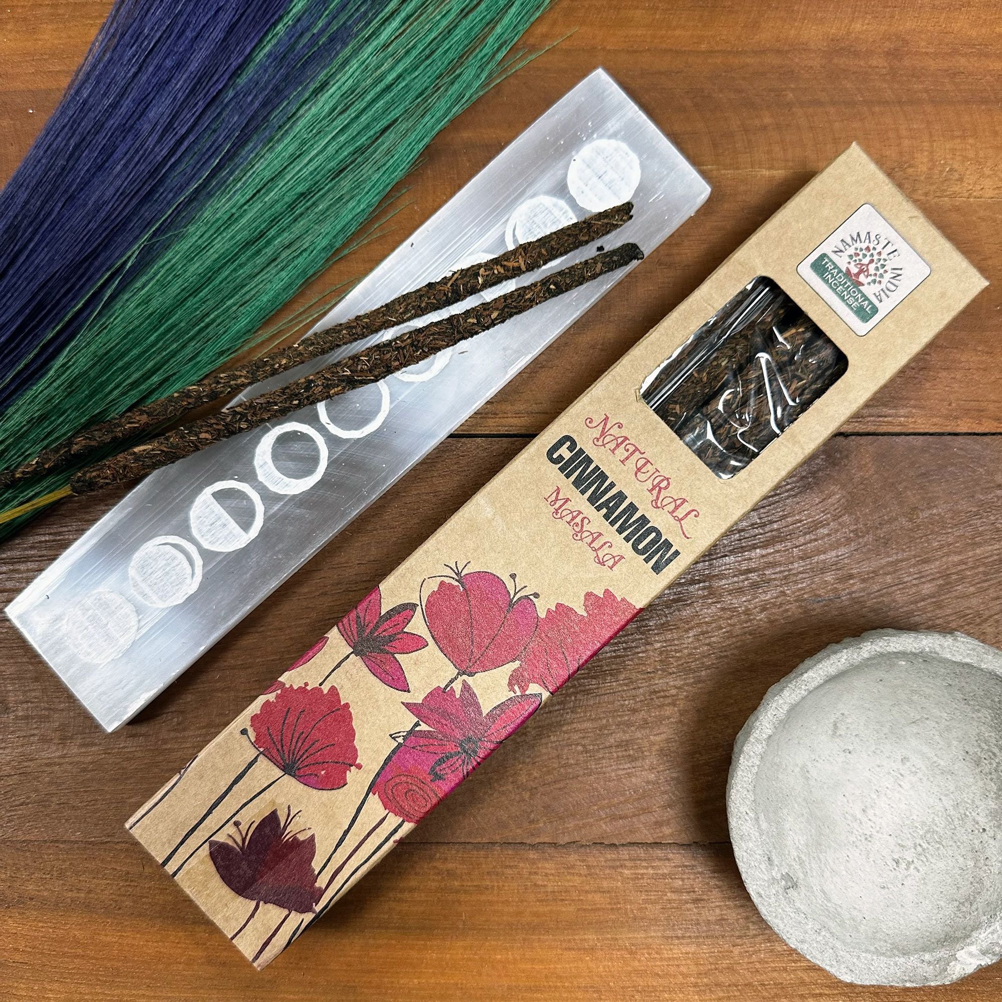 Natural Botanical Masala Incense Sticks with Cinnamon Scent