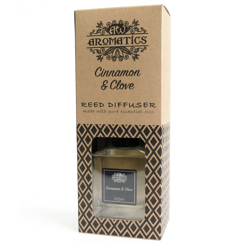 200ml Cinnamon and Clove Essential Oil Reed Diffuser for Home