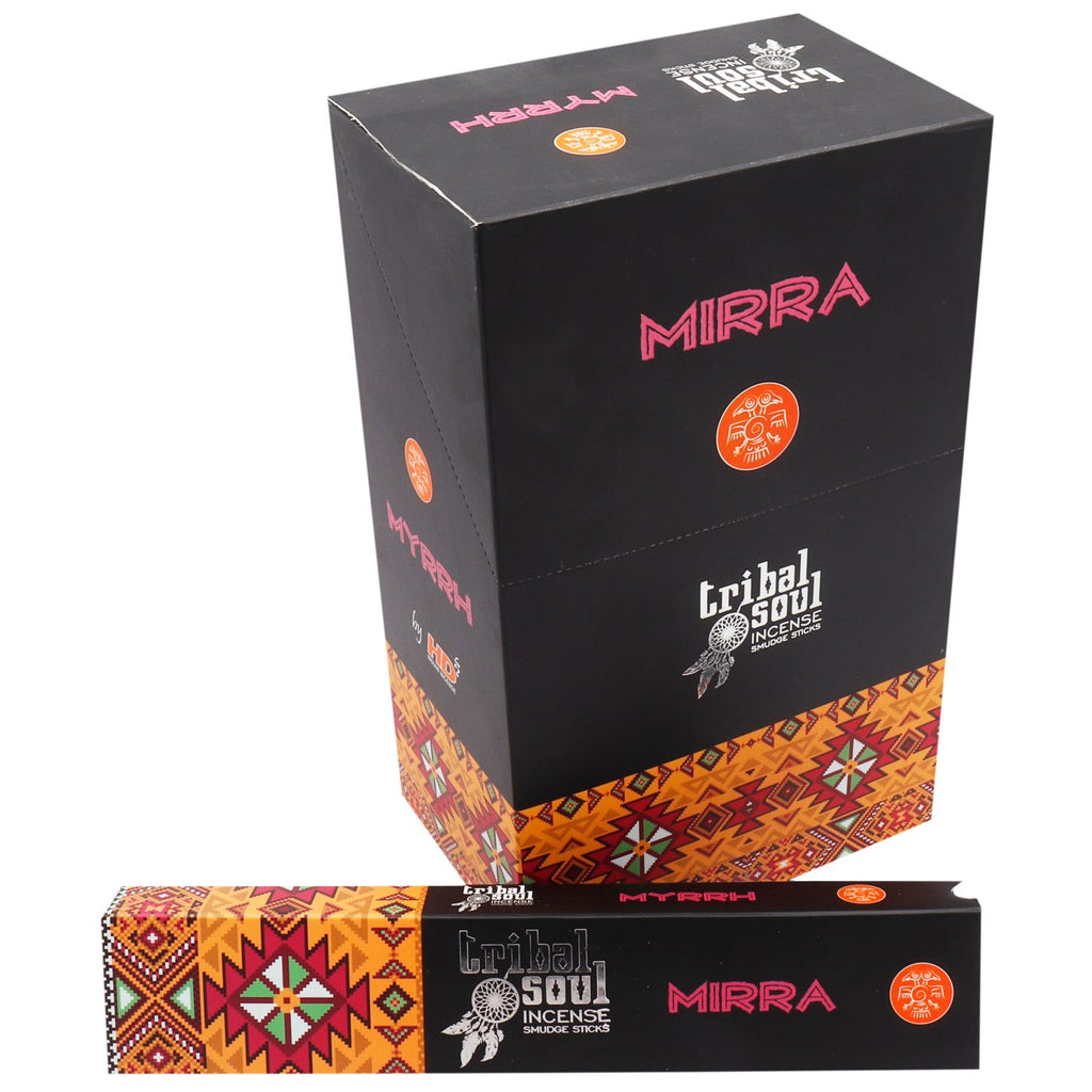 Tribal Soul Myrrh Incense Sticks for Serene Atmosphere