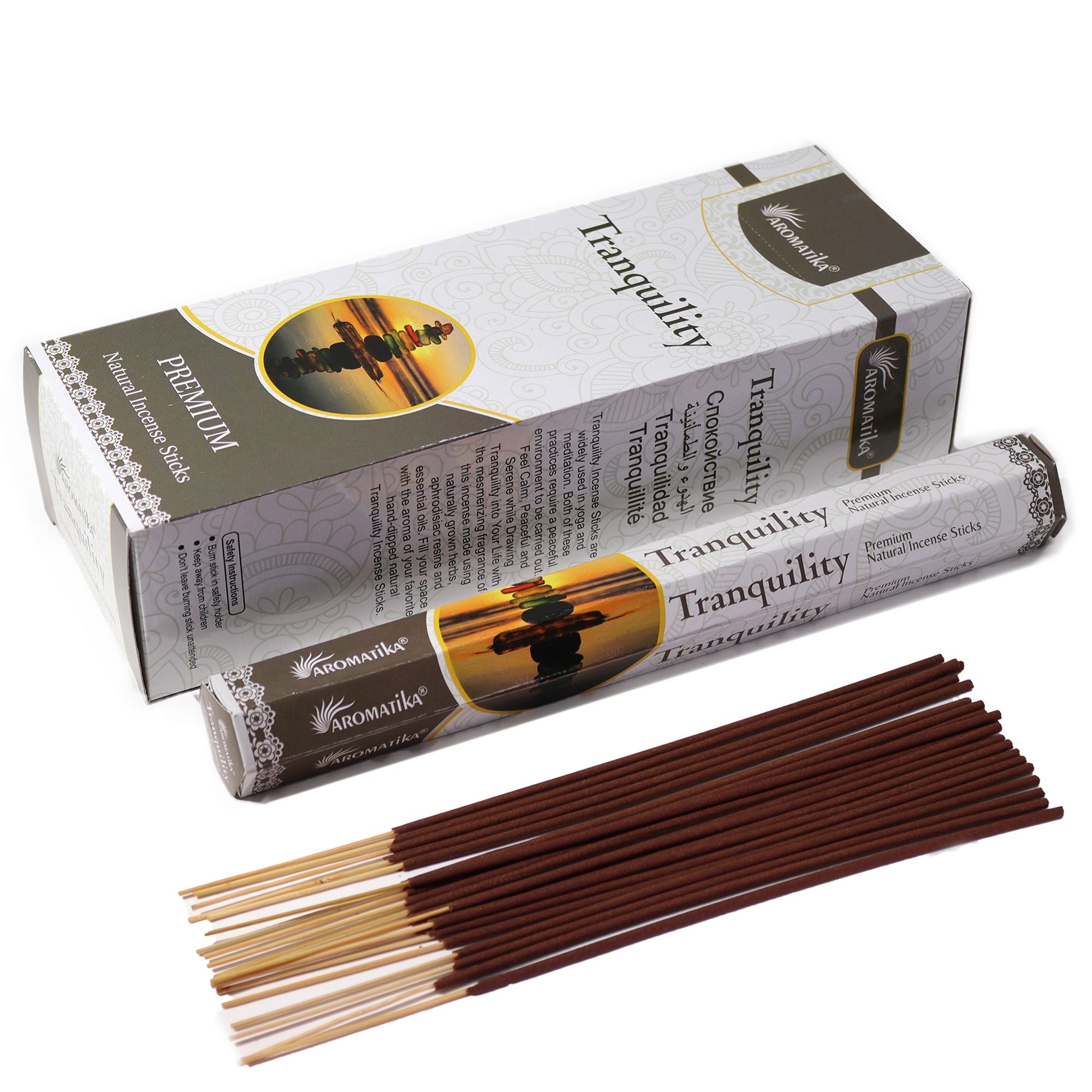 Aromatika Charcoal Free Hex Incense Sticks for Peaceful Tranquility