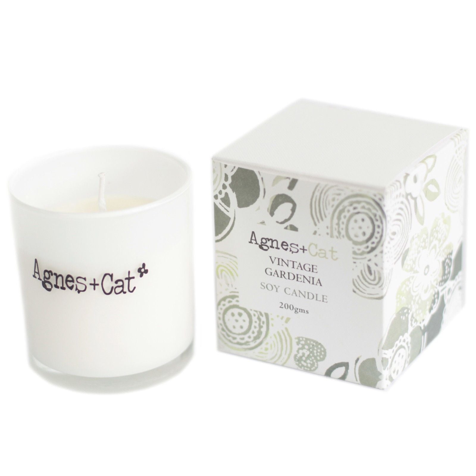 Agnes + Cat Votive Candle in Vintage Gardenia for Relaxing Moments