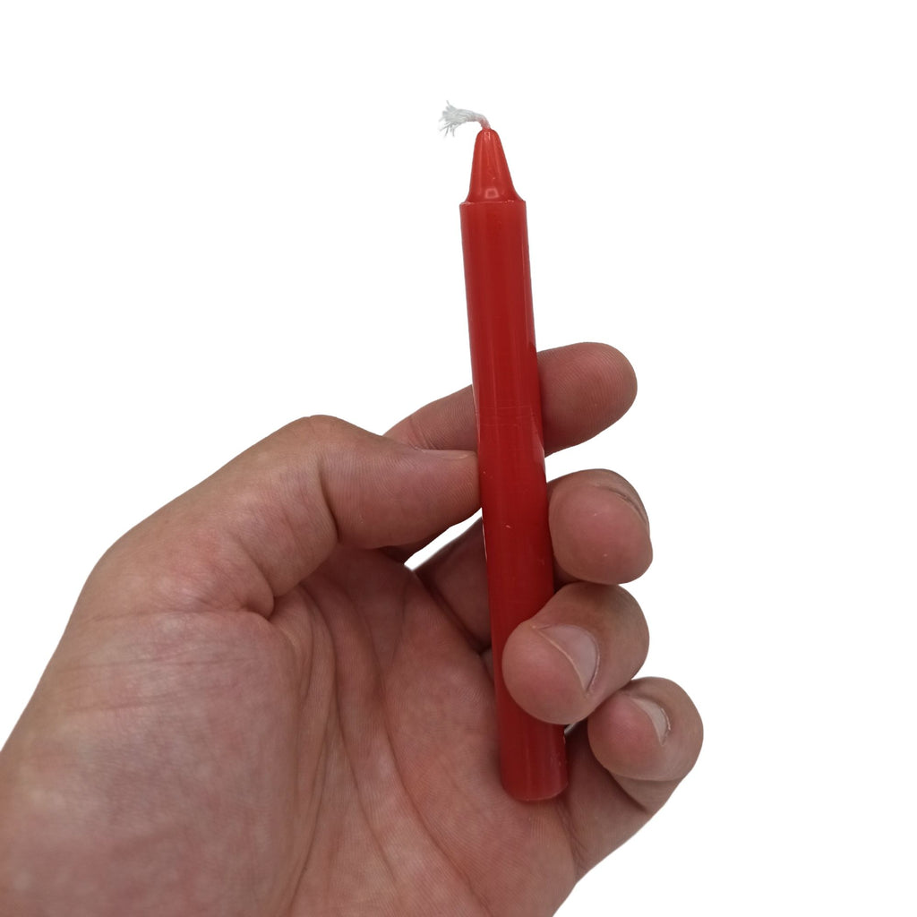 Manifest Magic Candles Pack of 12 Red Root Chakra Candles Set