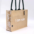 Hop Hare Jute Big Bag with Devil Tarot Design I Am Rare