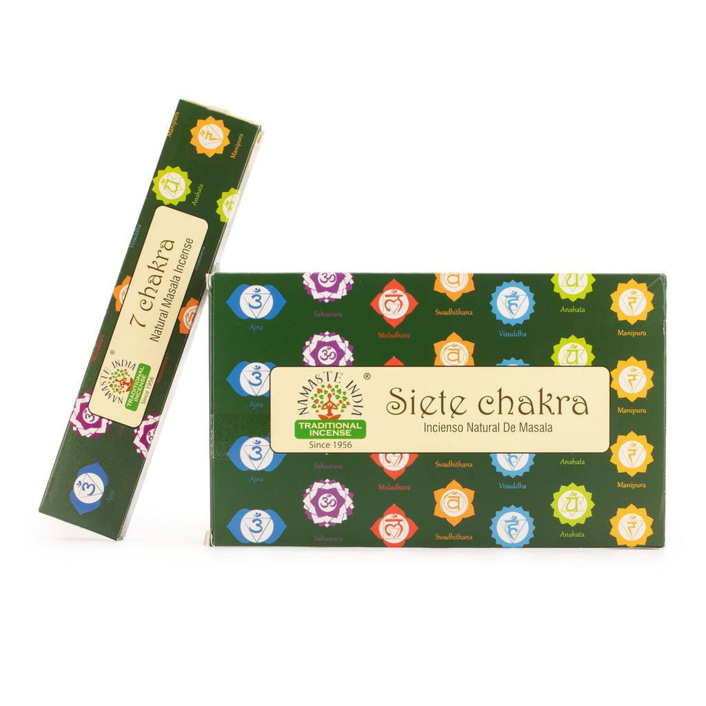 Namaste Mandala Masala Incense Sticks 7 Chakra for Calm Spaces