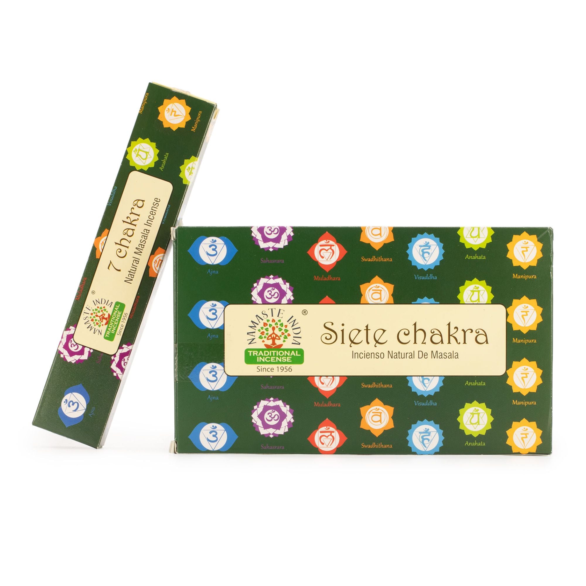 Namaste Mandala Masala Incense Sticks 7 Chakra for Calm Spaces