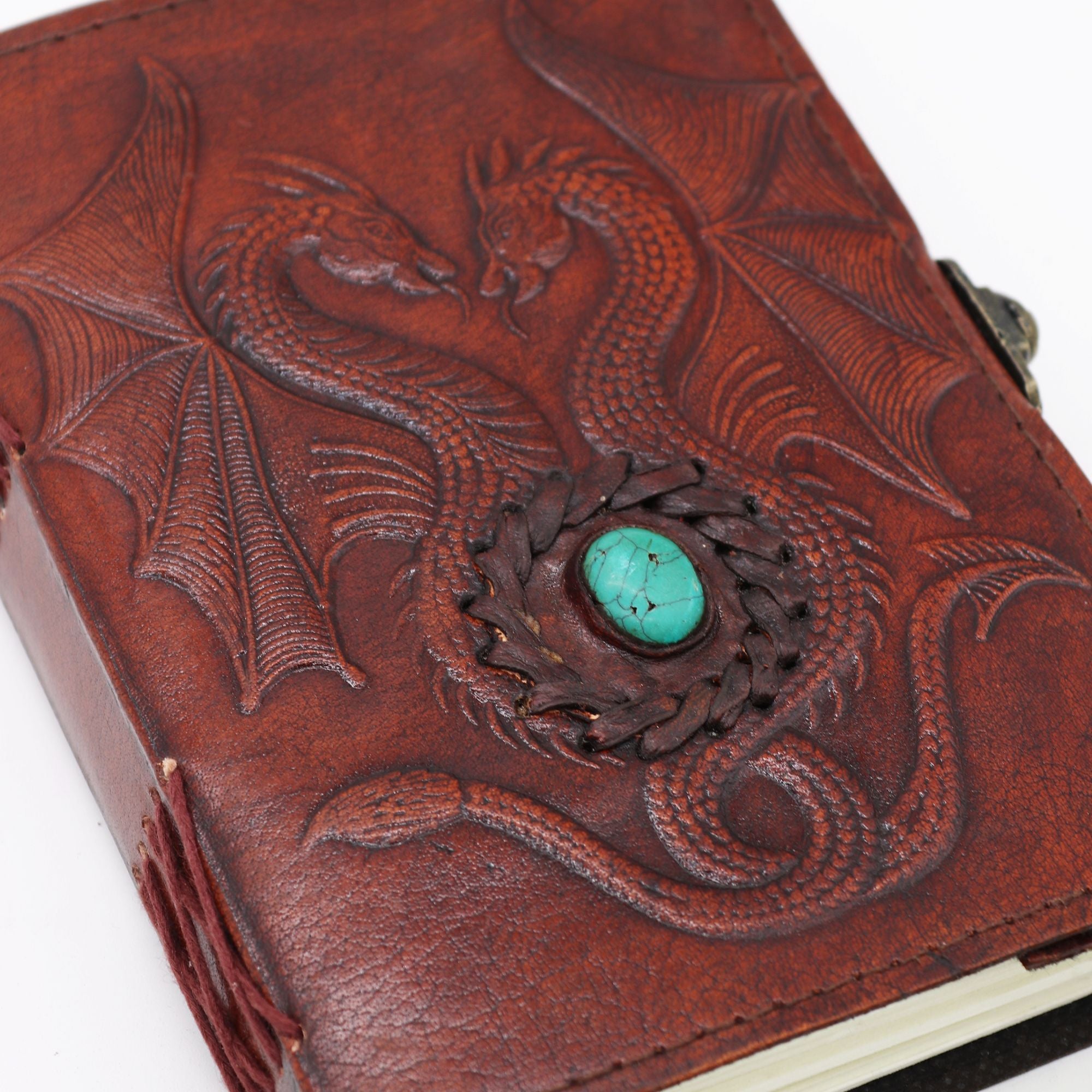 Two Dragons Esoteric Notebook in Antique Grey with 200 Pages