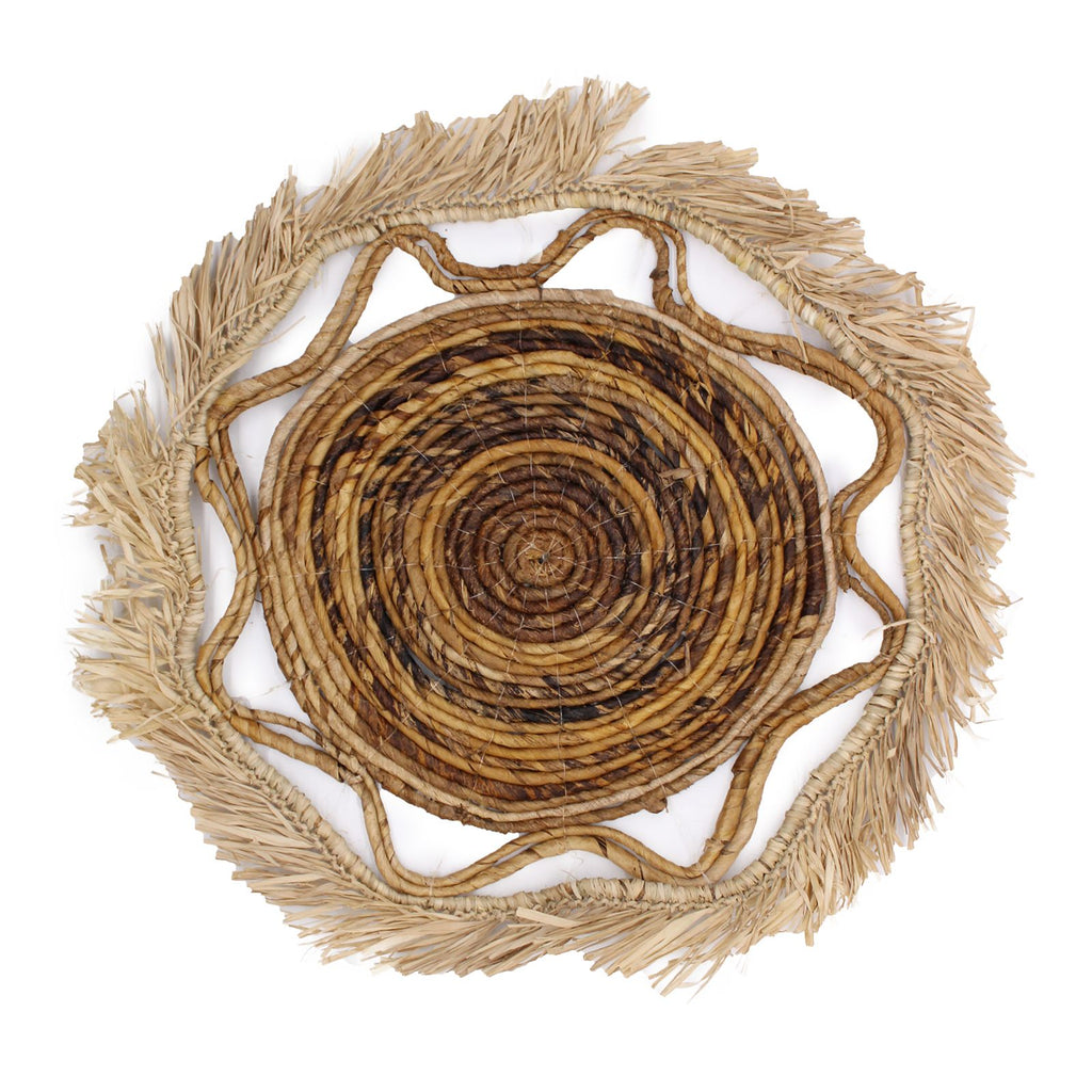 Set of Six Natural Wall Art Pieces from the Kribo Collection