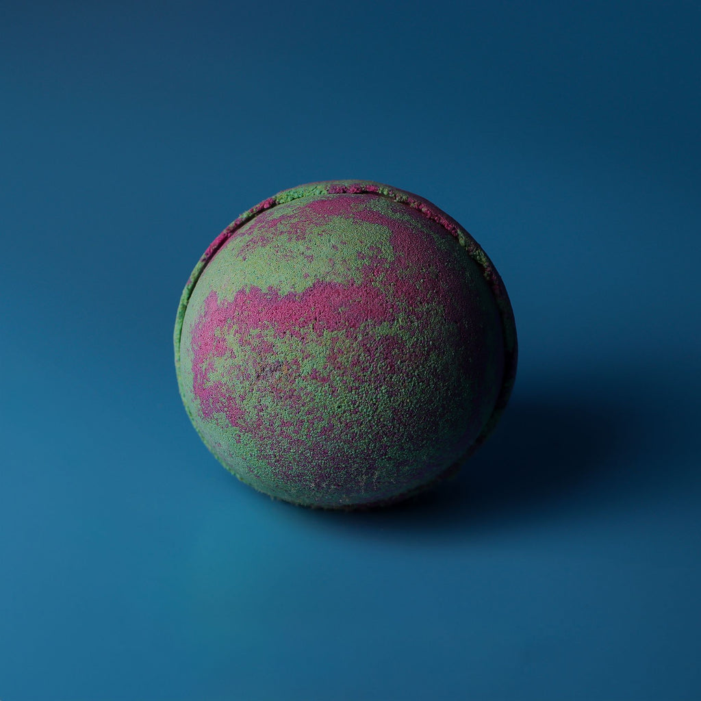 Set of 3 Fruity Rhubarb Bath Bombs for Vibrant Bath Fun