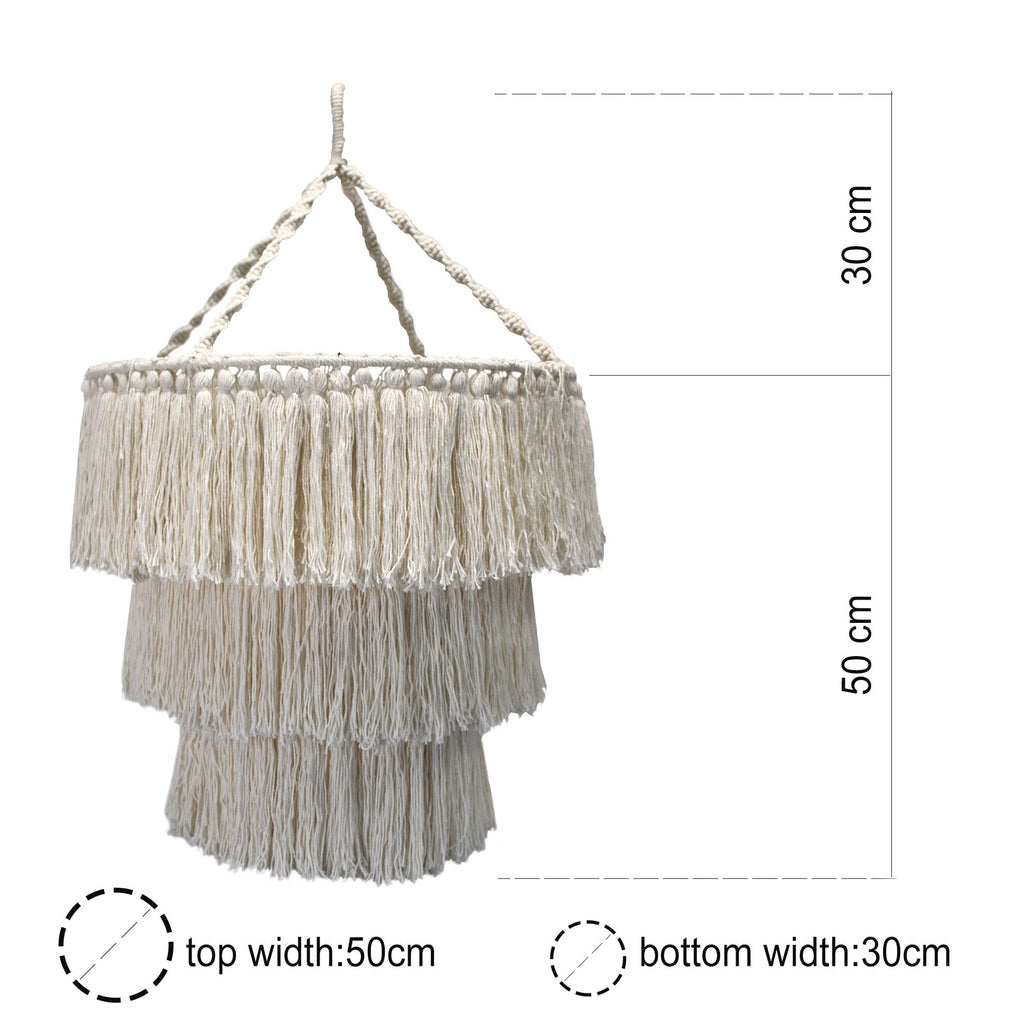 Elegant Black Macrame Soft Chandelier for Home Decor Enhancement