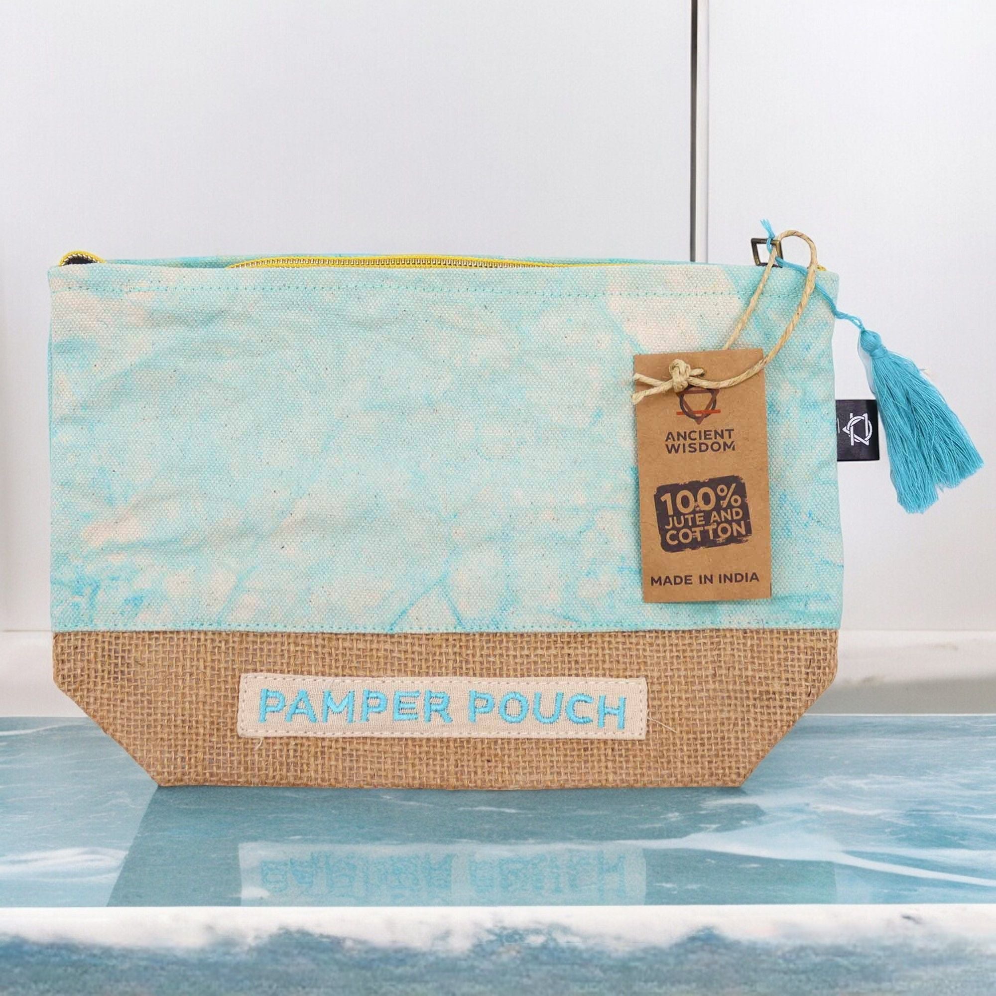 Pamper Pouch Blues Stonewash for Storing Self Care Essentials