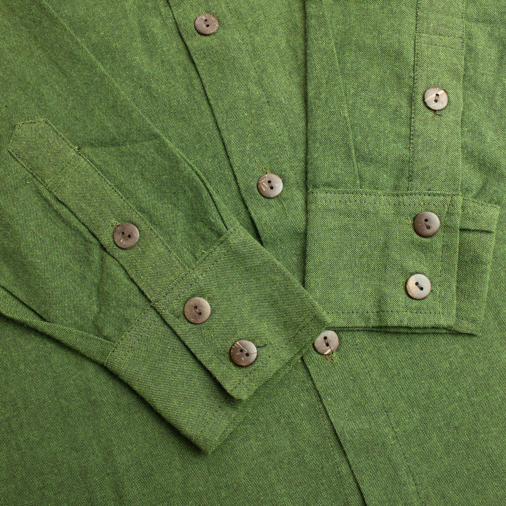 Nomad Sari Kathmandu Shirt in Forest Green for Everyday Wear