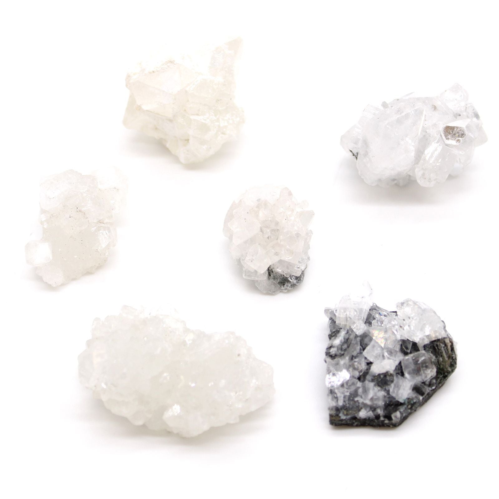 White Apophyllite Clusters 20 30mm for Home Decor and Collecting