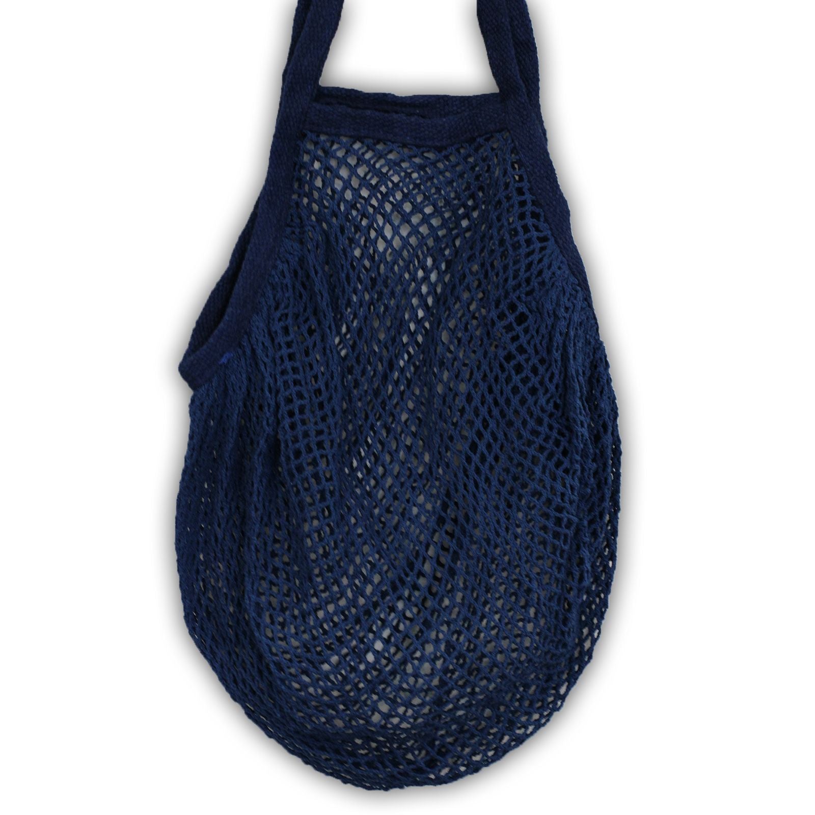 Pure Cotton Mesh Bag in Denim for Stylish Everyday Use