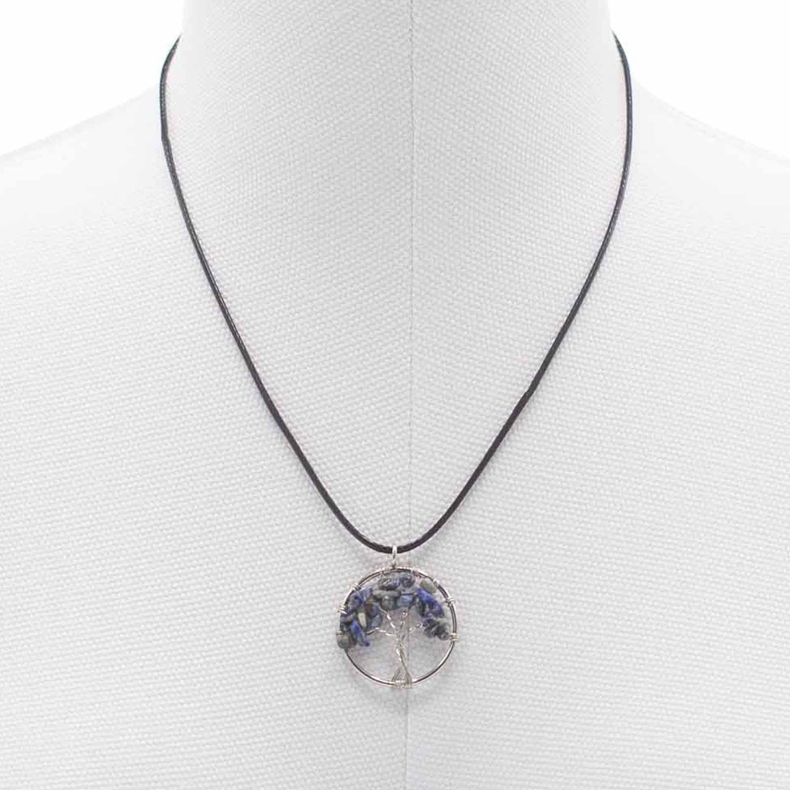 Tree of Life Pendant in Sodalite with Unique Design and Appeal