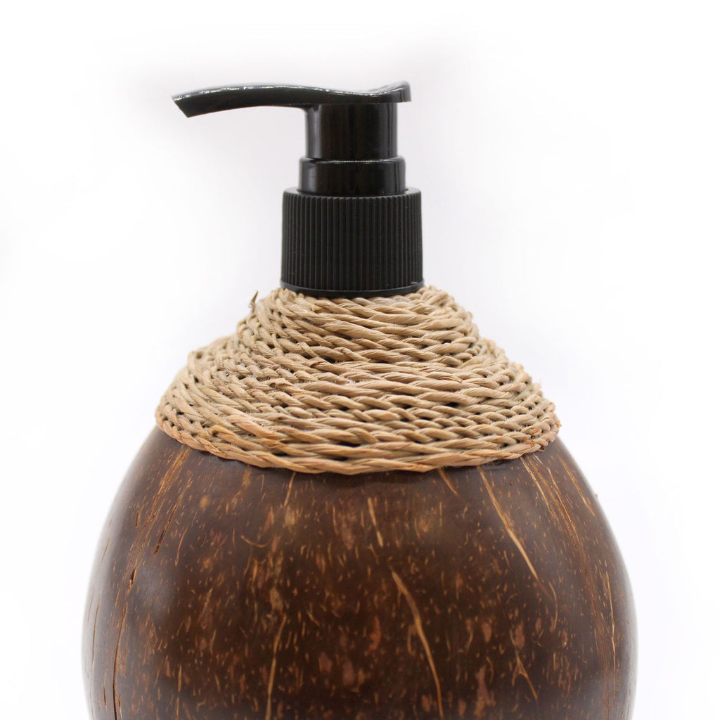Natural Coconut Soap Dispenser 150ml for Stylish Home Decor