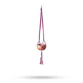 Classic Macrame Pot Holder in Pastel Tones for Home Decor
