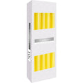 Bright Yellow Taper Candles for Home Décor and Celebrations