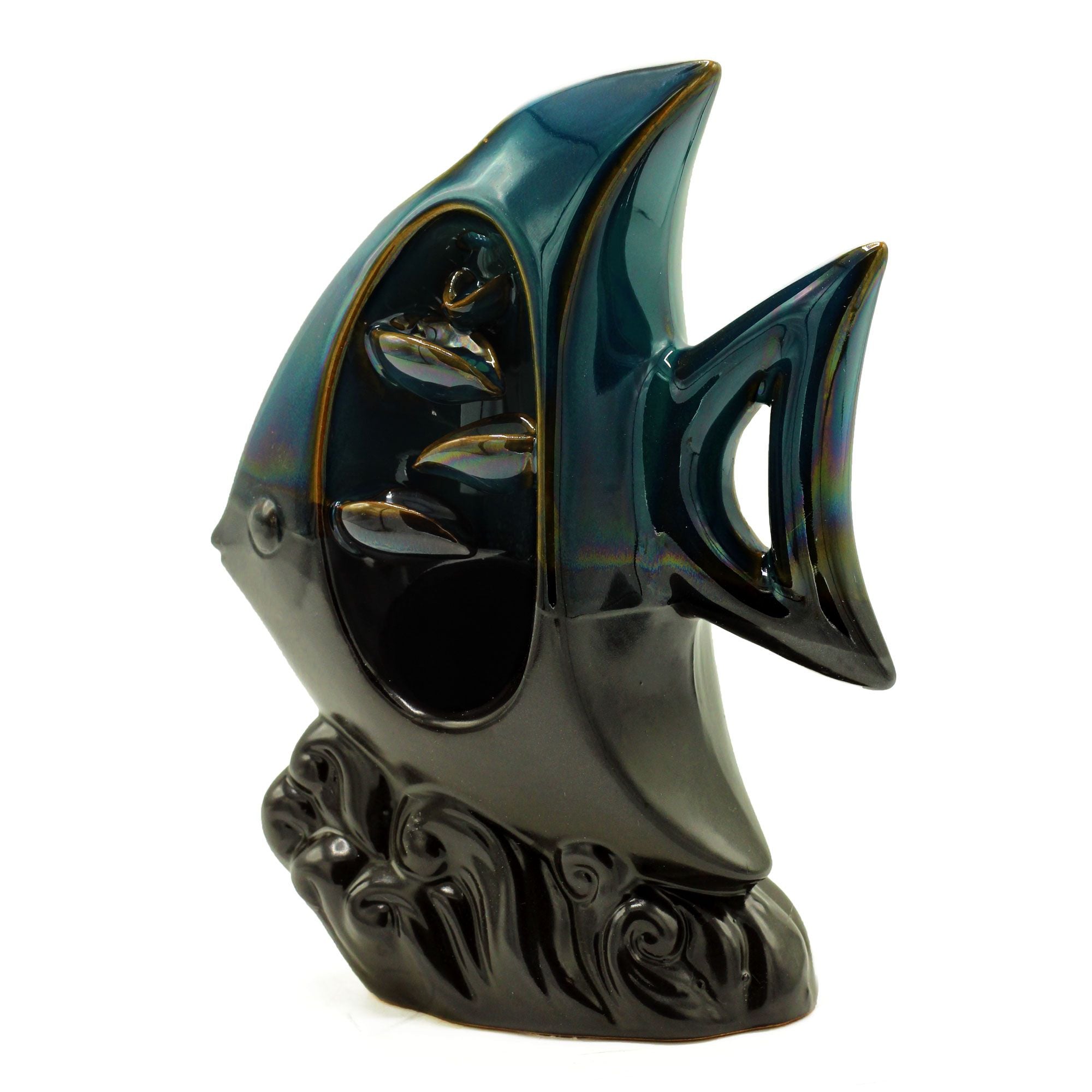 Backflow Incense Burner Tropical Fish for Relaxing Home Décor
