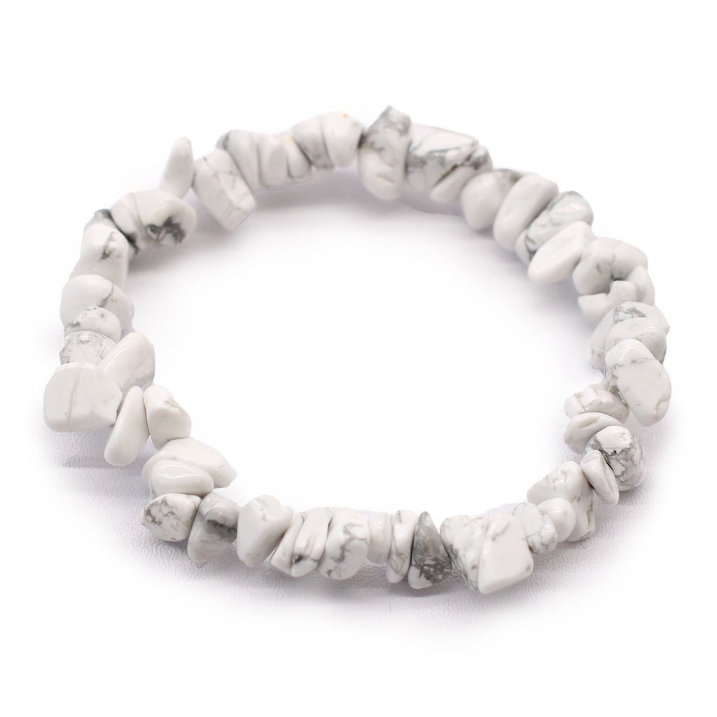 Chipstone Bracelet Stylish White Jasper Accessory for Everyone