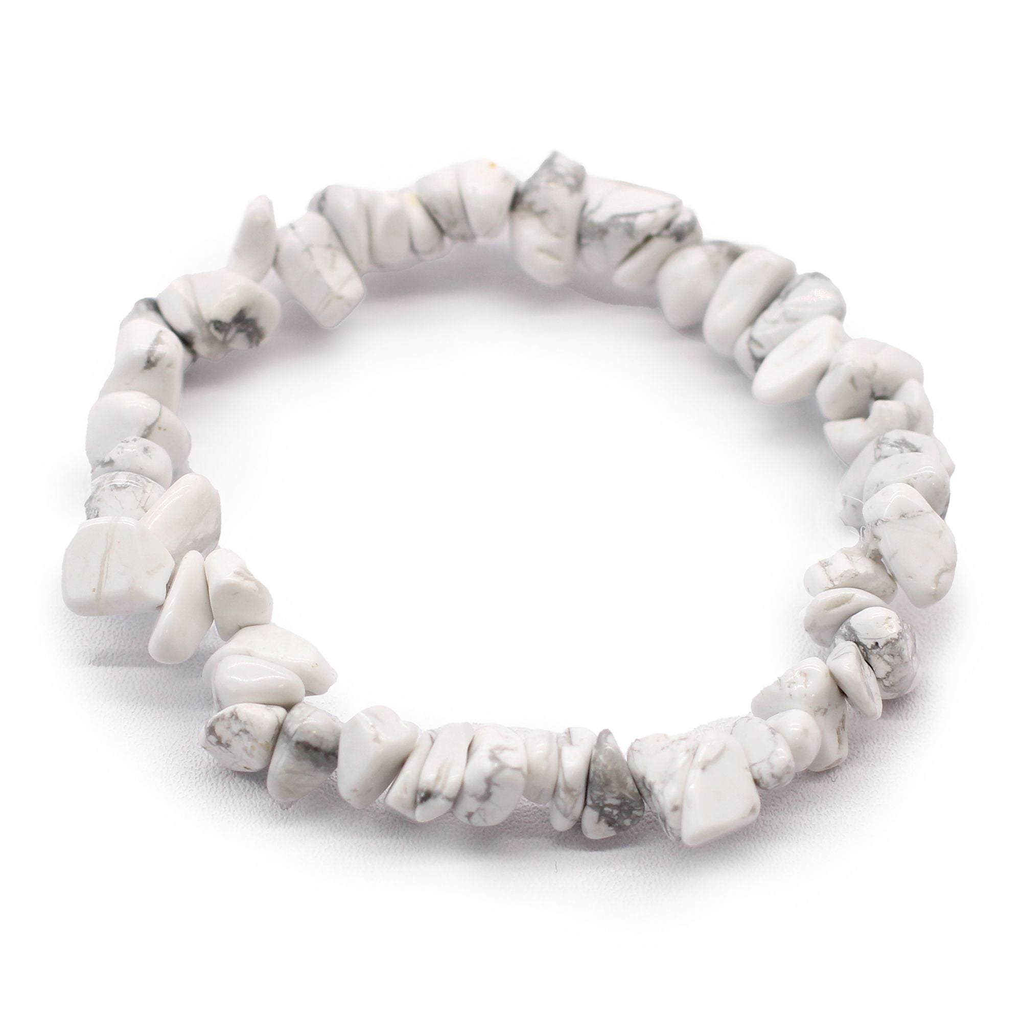 Chipstone Bracelet Stylish White Jasper Accessory for Everyone