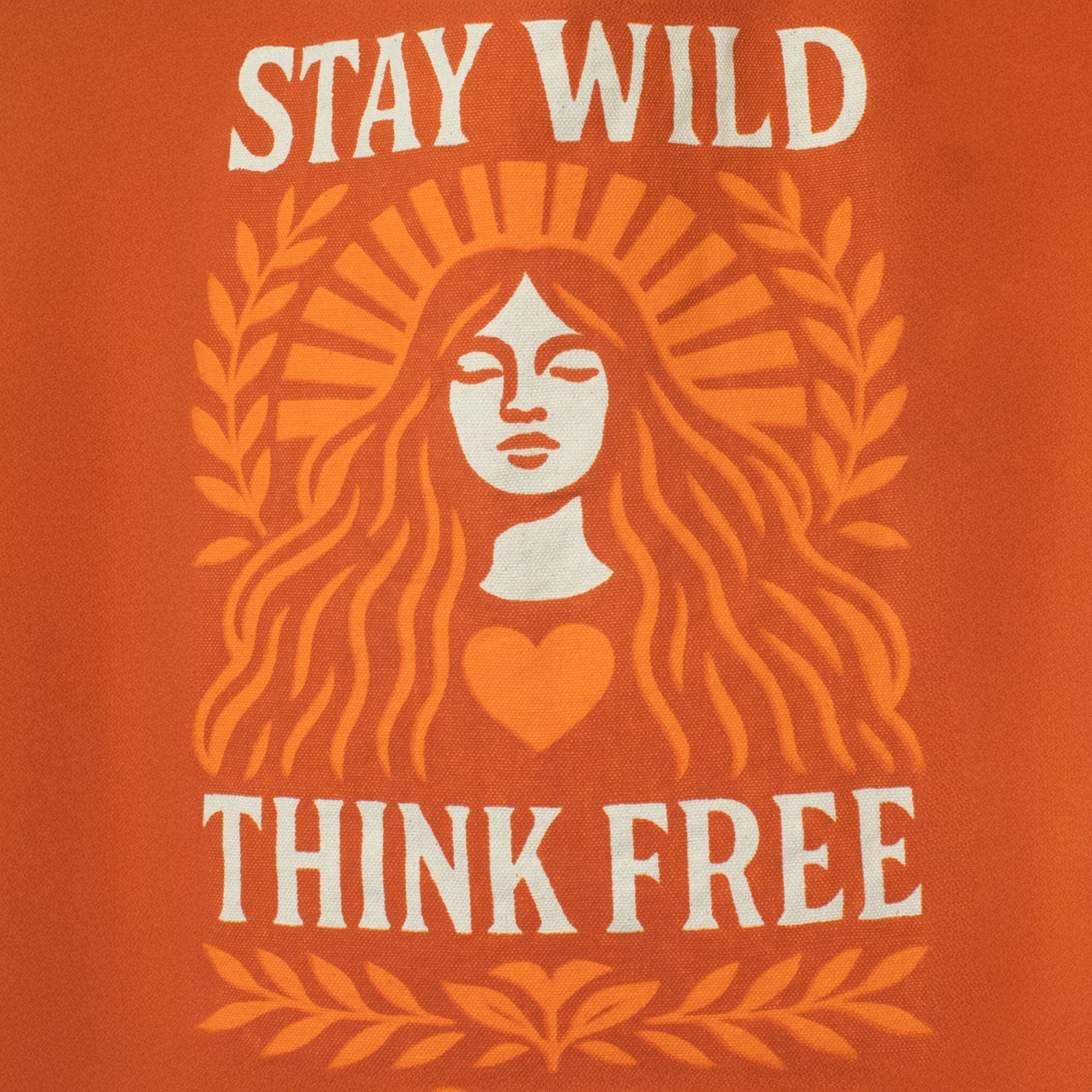 Nomad Sari Iconic Toni Tote Bag Stay Wild in Natural Cotton