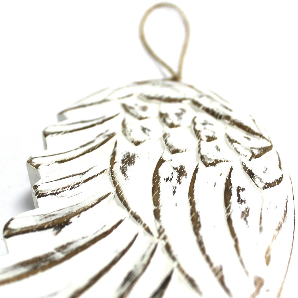 Hand Crafted Vintage Style Angel Wing Decoration 30cm for Home