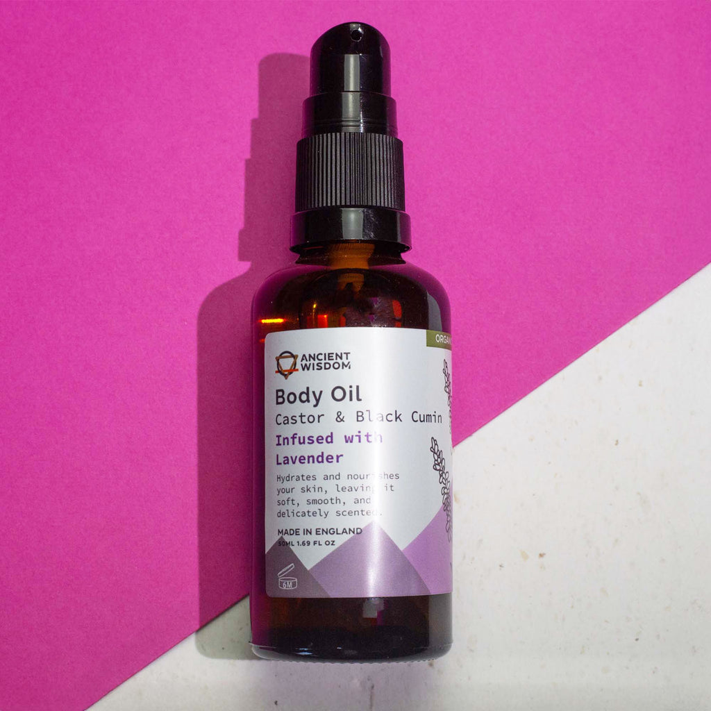 Organic Lavender Body Oil 50ml for Hydrated and Nourished Skin