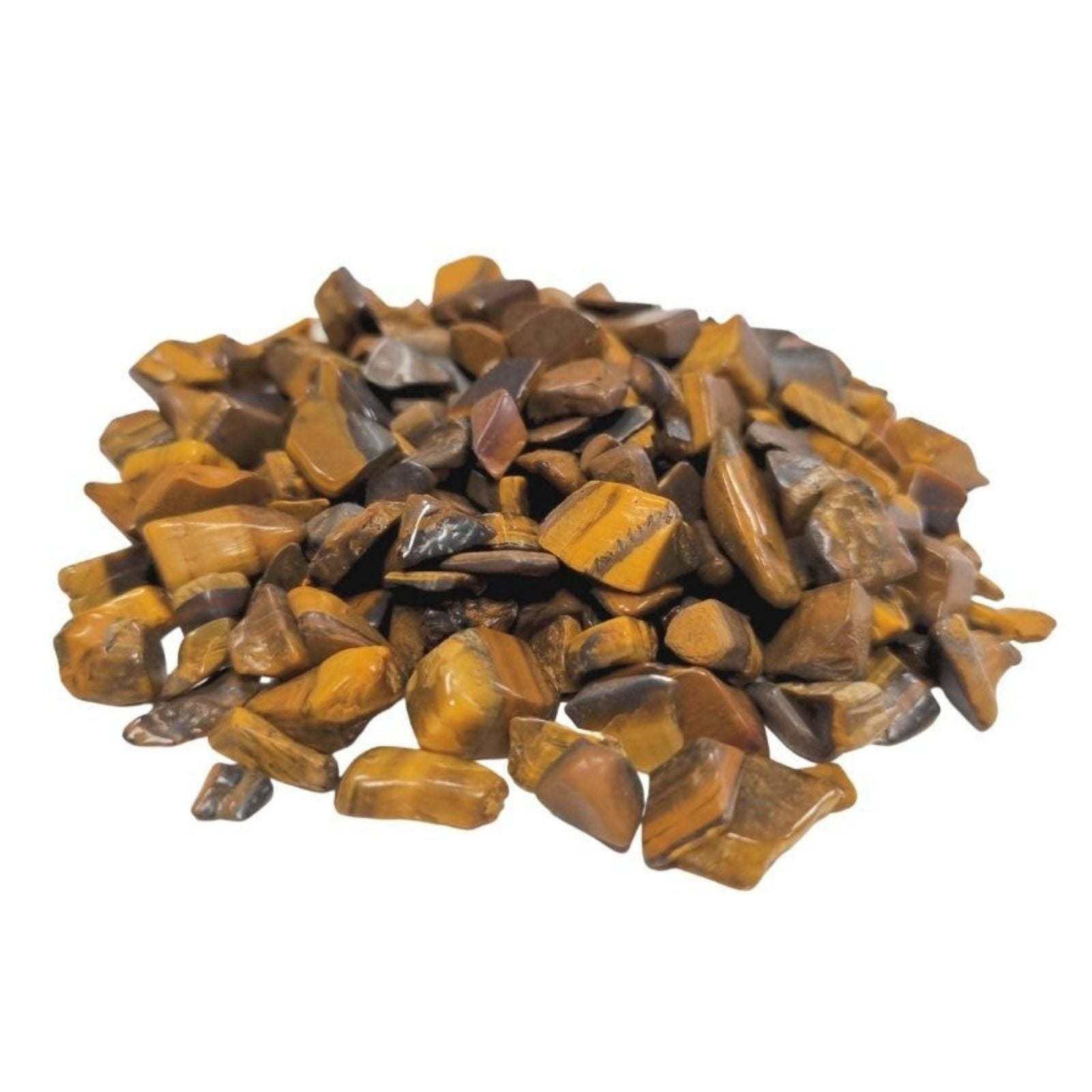 Tiger Eye Gemstone Chips Bulk 1KG for Crafting and Home Decor
