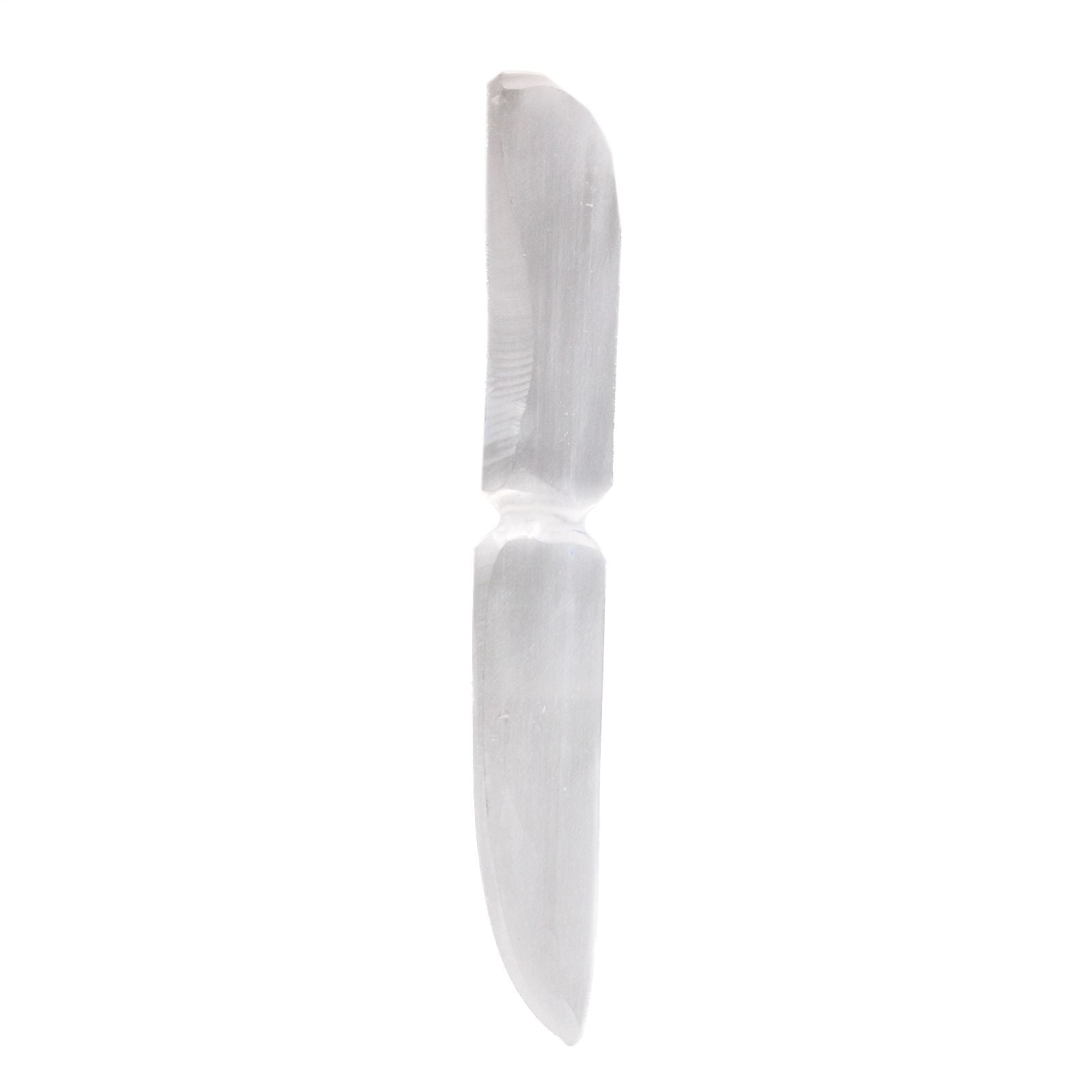 Selenite Ritual Knife Classic for Ceremonial Use and Display