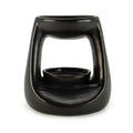 Ceramic Zen Oil Burner Small Classic in Matt Black Finish