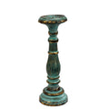 Medium Candle Stand in Turquoise Gold for Vintage Home Decor