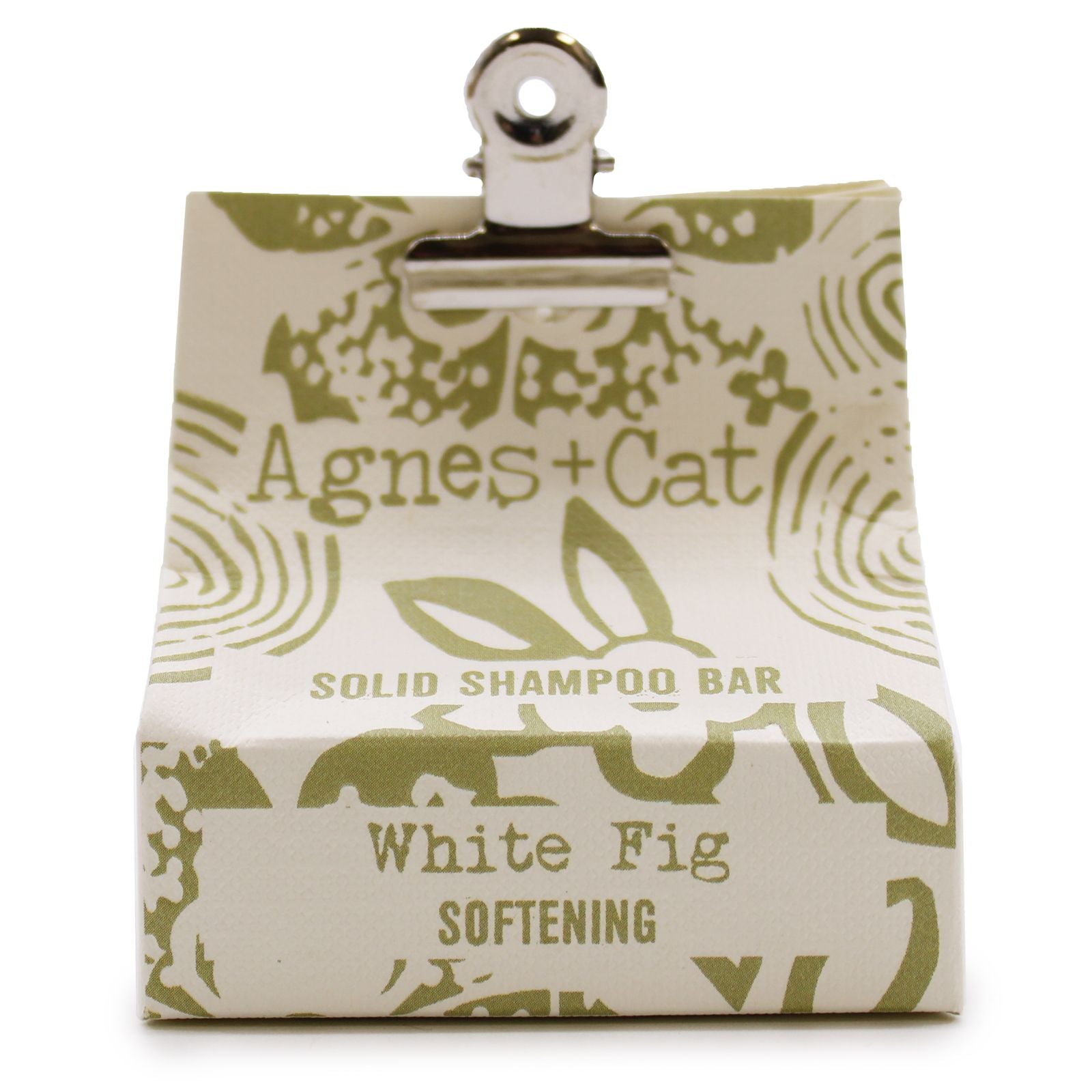 Agnes + Cat White Fig Solid Shampoo Bar for Clean, Soft Hair