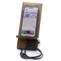 Wooden Carved Buddha Phone Stand for Home Decor and Display