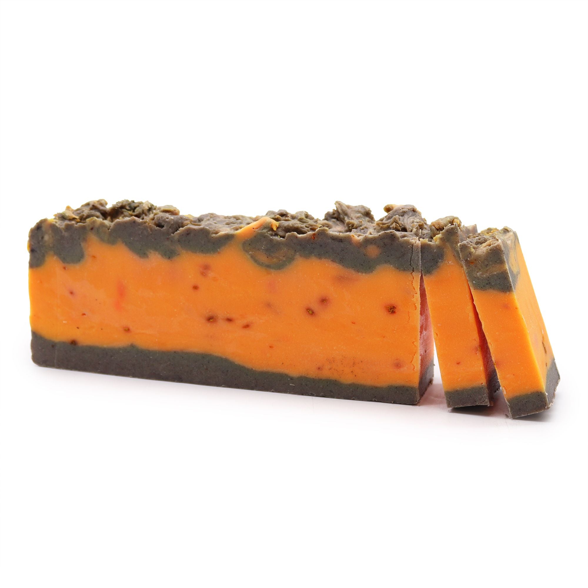 Cinnamon and Orange Olive Oil Soap Loaf for Exfoliating Skin Care
