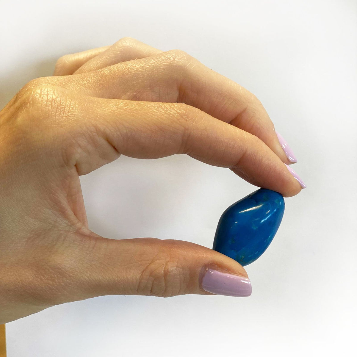 Medium Tumble Stone - Blue Howlite
